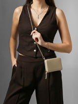 Portefeuille Torsade Cuir Etrier Beige torsade ETOS090M-vue-porte