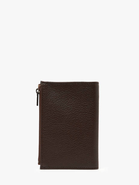 Portefeuille Porte-monnaie Cuir Etrier Marron madras EMAD619 vue secondaire 3