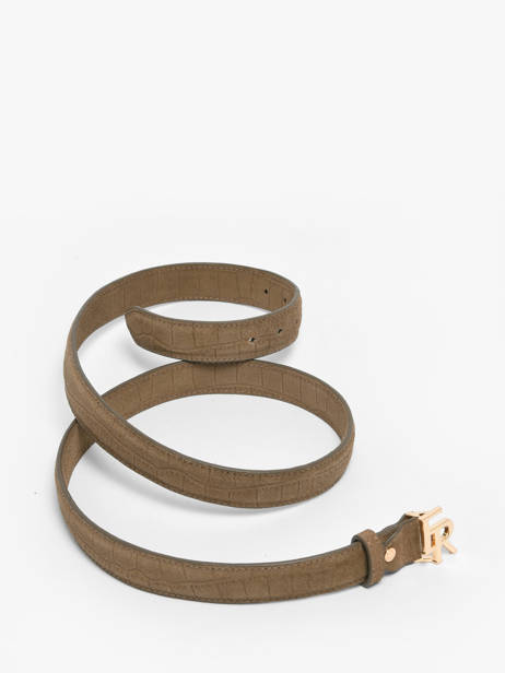 Ceinture Equestre Croco Etrier Marron equestre croco EECQ414C vue secondaire 3