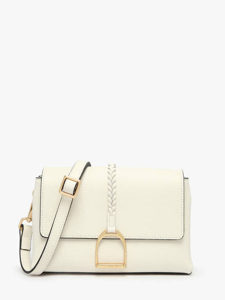 Sac Bandoulière S Torsade Cuir Etrier Blanc torsade ETOS169S