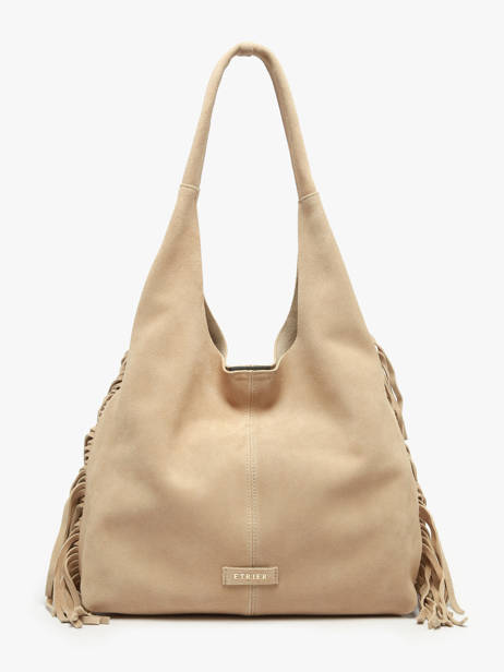 Sac Porté épaule M Country Cuir Etrier Beige country ECOU154M